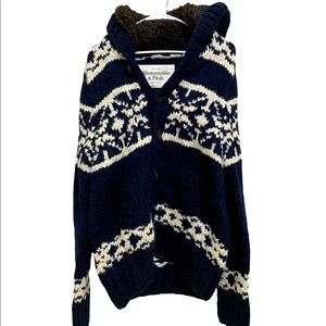 Abercrombie and Fitch wool hoodie szM